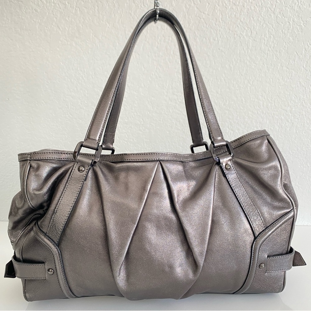 Burberry Metallic leather Shoulder Bag